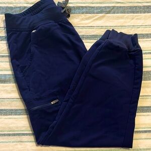 Figs Navy Medium Petite: Zamora Jogger scrub pants